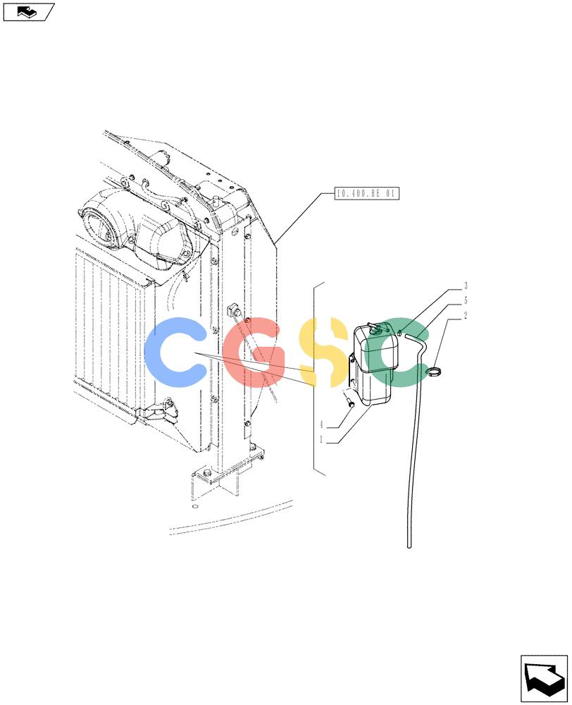 神钢零件查询(ED160 BLADE) - HYDRAULIC EXCAVATOR - ASN LH02-01501 (9/12-12/13) (10.400.BH[01]) - EXPANSION TANK Kobelco