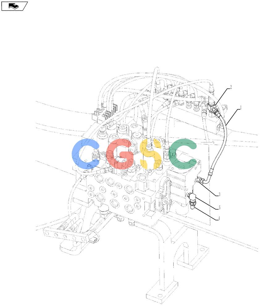 神钢零件查询(SK170 ACERA M-9) - CRAWLER EXCAVATOR - TIER 3 NON-REGULATED (1/12-12/13) (88.100.02[06]) - HYD. LINE, CONTROL, VALVE (N & B WITH HAND CONTROL) Kobelco