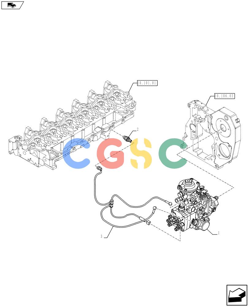 神钢零件查询(F4GE9684F J602) - ENGINE - 504375333 - 84250815 (1/13-) (10.246.01) - INJECTION PUMP (2855667) Kobelco