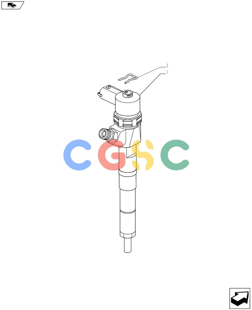 神钢零件查询(ED160 BLADE) - HYDRAULIC EXCAVATOR - ASN LH02-01501 (9/12-12/13) (10.218.AF[01]) - FUEL INJECTOR Kobelco