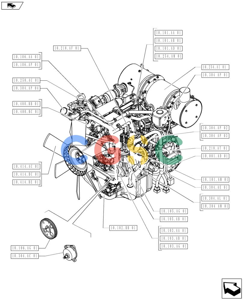 神钢零件查询(ED160 BLADE) - HYDRAULIC EXCAVATOR - ASN LH02-01501 (9/12-12/13) (10.000.00[01]) - SECTION INDEX - ENGINE Kobelco