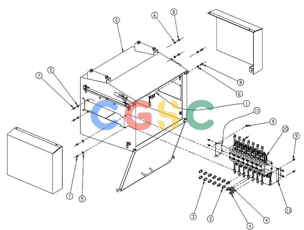 凯斯零件查询(437) - FLEX-AIR APPLICATOR (5/98-2/99) (01-005) - VALVE BOX GROUP Case Agriculture