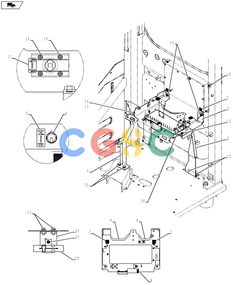 神钢零件查询(SK170 ACERA M-9) - CRAWLER EXCAVATOR - TIER 3 NON-REGULATED (1/12-12/13) (55.640.AG) - CONTROLLER Kobelco