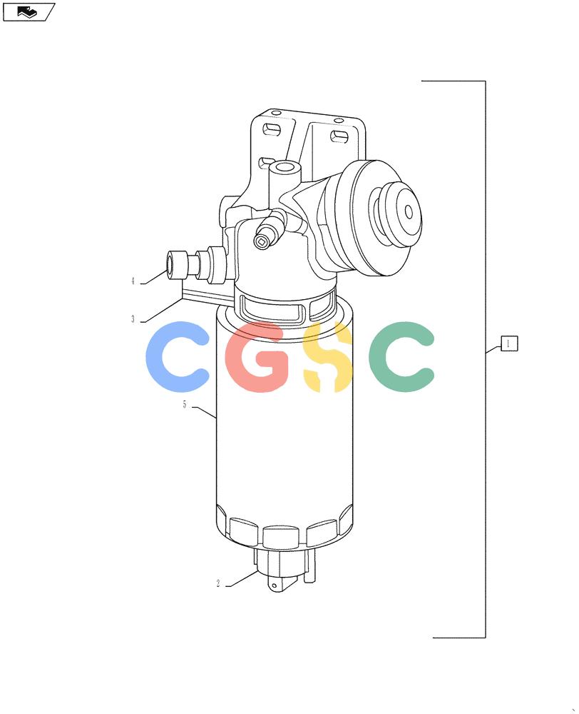 神钢零件查询(SK170 ACERA M-9) - CRAWLER EXCAVATOR - TIER 3 NON-REGULATED (1/12-12/13) (10.206.AG) - FILTER ASSY Kobelco