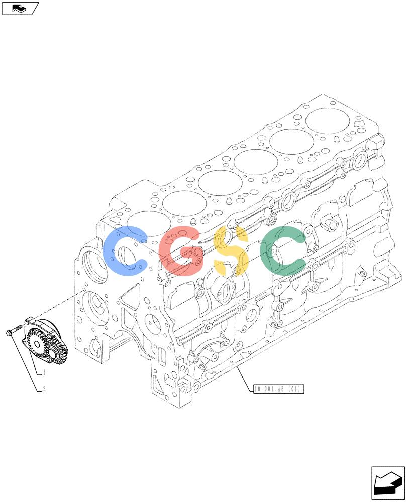 神钢零件查询(F4GE9684E J610) - ENGINE - 5801590403 - YN02P00117F1 (1/13-) (10.304.AC) - ENGINE OIL PUMP Kobelco