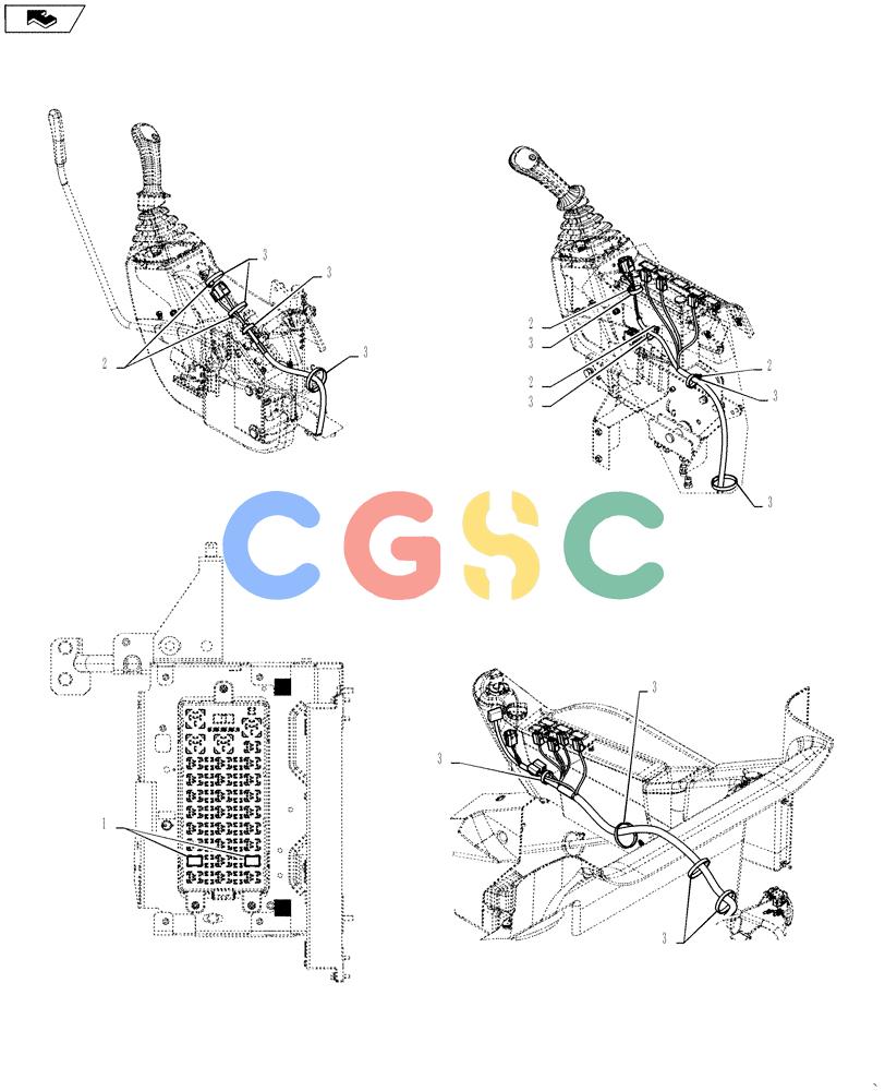 神钢零件查询(SK170 ACERA M-9) - CRAWLER EXCAVATOR - TIER 3 NON-REGULATED (1/12-12/13) (55.101.AC[06]) - HARNESS, ASSY, UPPER, CAB Kobelco