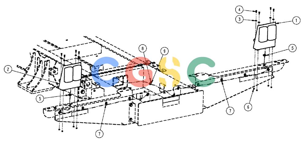 凯斯零件查询(810) - FLEX-AIR APPLICATOR - 2009 (9/09-12/11) (05-003) - TAILLIGHT GROUP, 46" 70' 438A Case Agriculture