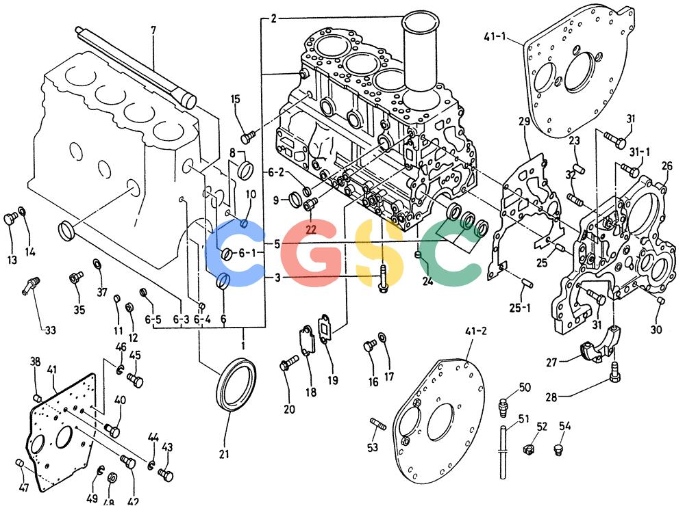 神钢零件查询(K903C) - EXCAVATOR ASN LE5701 (1/87-12/03) (01-002) - CYLINDER HEAD & OTHER PARTS Kobelco