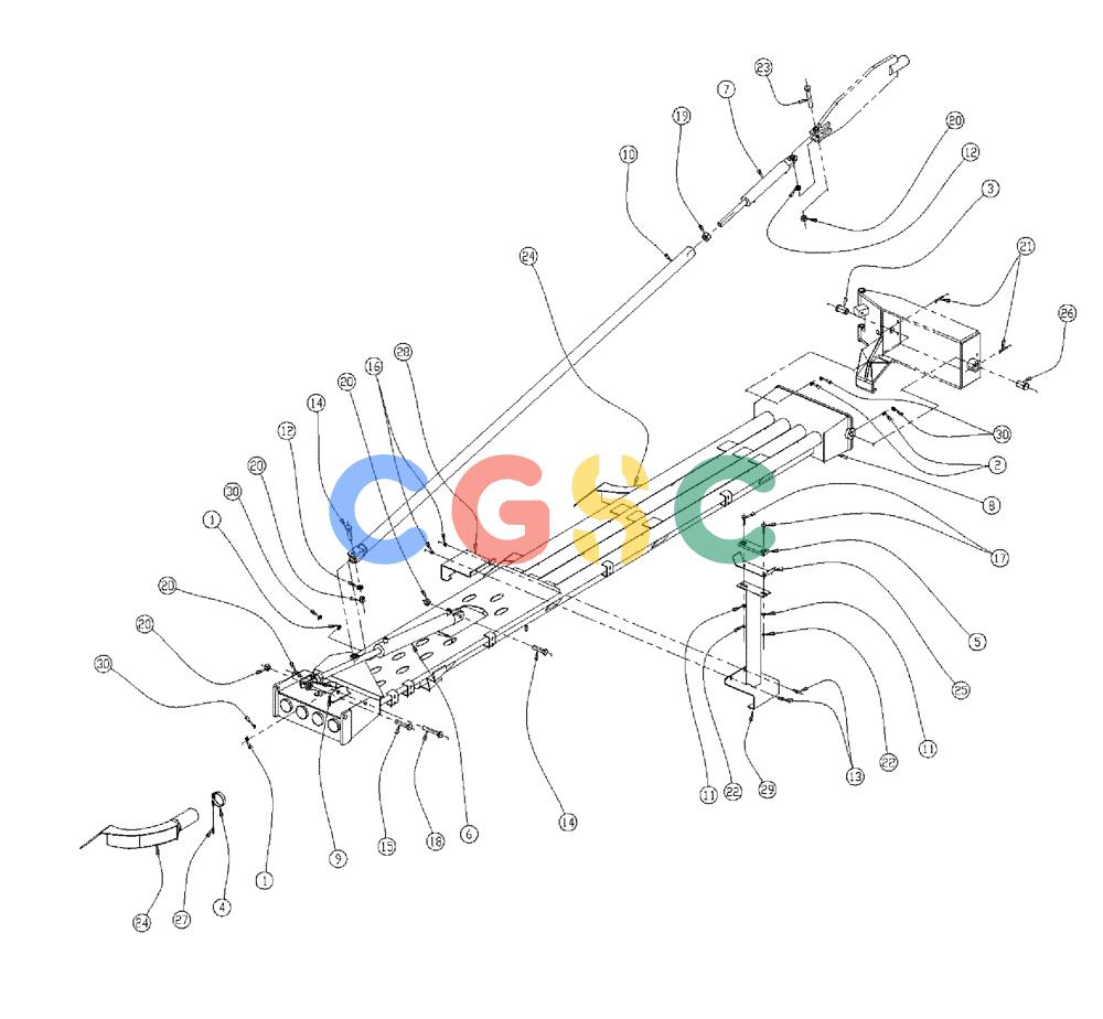凯斯零件查询(438) - FLEX-AIR APPLICATOR - 1999 (2/99-3/03) (08-003) - BOOM GROUP, 3.0, INNER RH Case Agriculture