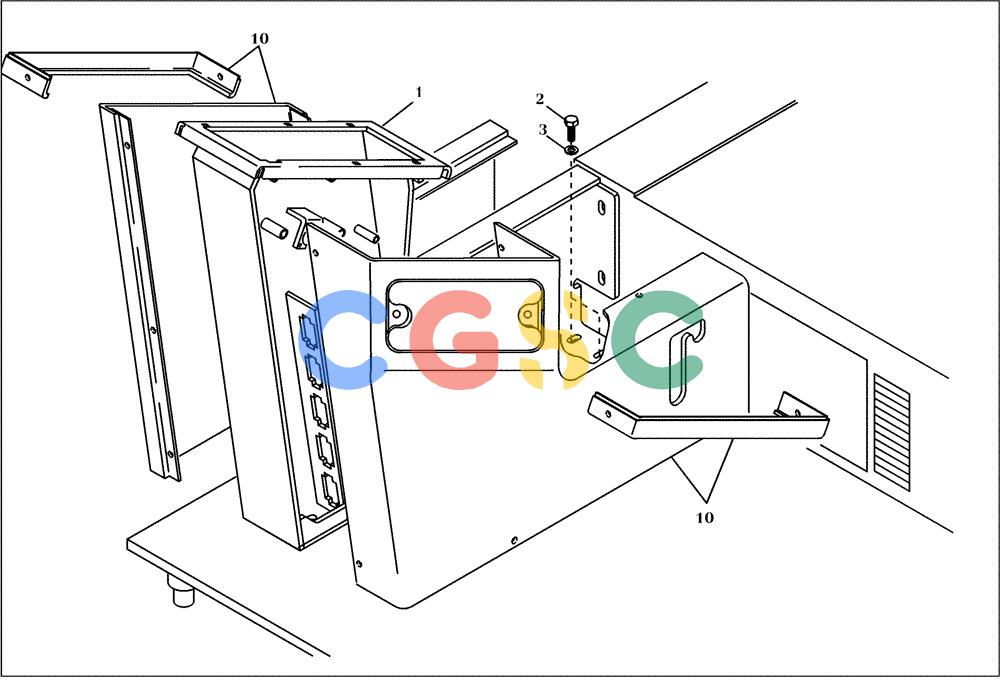 纽荷兰零件查询(EC450) - CRAWLER EXCAVATOR (SN: 750001-UP) (11/99-) (34.130[001]) - CONTROL COLUMN INSTALL.MATERIAL (S/N 750001-UP) New Holland Constructuion