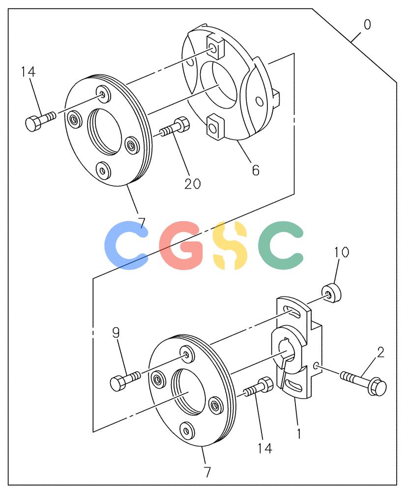 纽荷兰零件查询(E805) - CRAWLER EXCAVATOR TIER 3 (7/06-) (03-087-01[01]) - COUPLING - FUEL INJECTION PUMP New Holland Constructuion