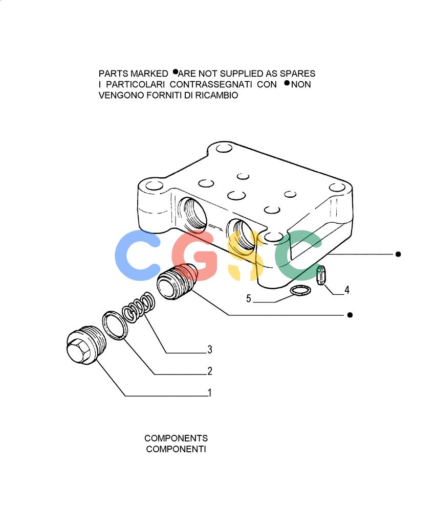 纽荷兰零件查询(FD175) - CRAWLER DOZER (N.A. VERSION)(S/N 061640 & AFTER) (1/93-) (1.277[14]) - REAR TRANSMISSION - VALVE New Holland Constructuion