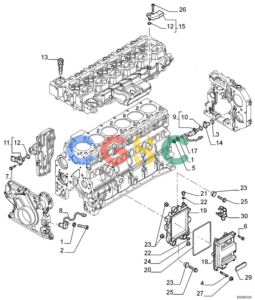 纽荷兰零件查询(D150B) - CRAWLER DOZER TIER 3 (HYDRO) (10/07-) (03-06) - FUEL INJECTION SYSTEM - MODULE, ENGINE CONTROL New Holland Constructuion