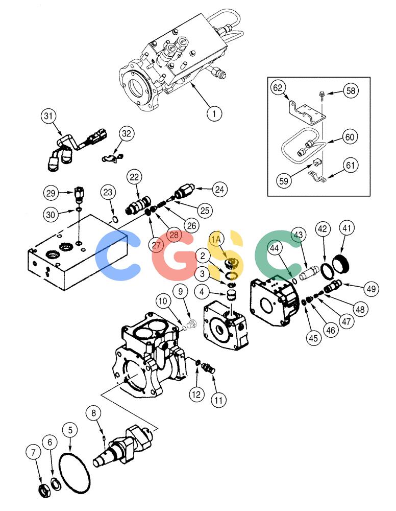 凯斯零件查询(FLX3330B) - FLOATER (12/99-9/02) (02-026) - FUEL INJECTION PUMP (FLX3300B CASE ENGINE) Case Agriculture