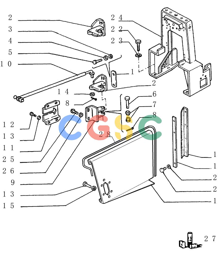 纽荷兰零件查询(FD145) - CRAWLER DOZER (N.A. VERSION) (10/98-) (5.601[03]) - HOODS New Holland Constructuion