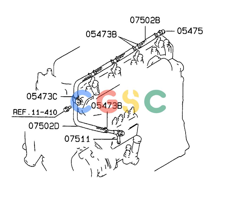 神钢零件查询(SK160LC-6E) - DYNAMIC ACERA EXCAVATOR 08/2004 ASN YM03U0523 (8/04-12/07) (09-026 ) - FUEL RETURN HOSE COOLING Kobelco