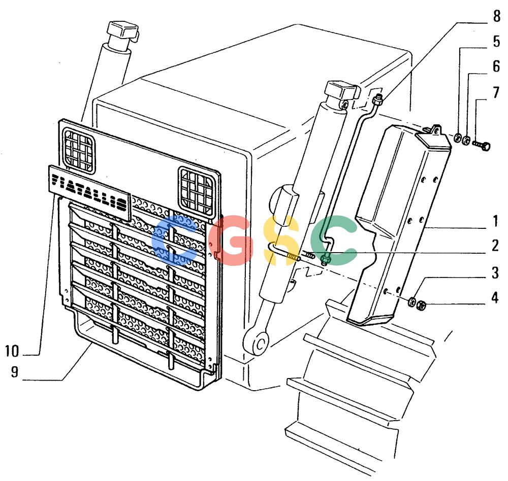 纽荷兰零件查询(FD14E) - CRAWLER DOZER (95.6545[001]) - FORESTRY PROTECTIONS New Holland Constructuion