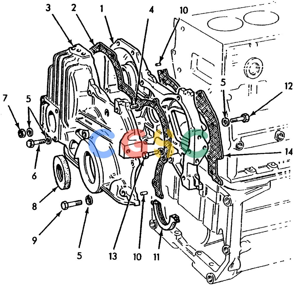纽荷兰零件查询(65B) - MOTORGRADERS (A1.02[004]) - FRONT HOUSING New Holland Constructuion