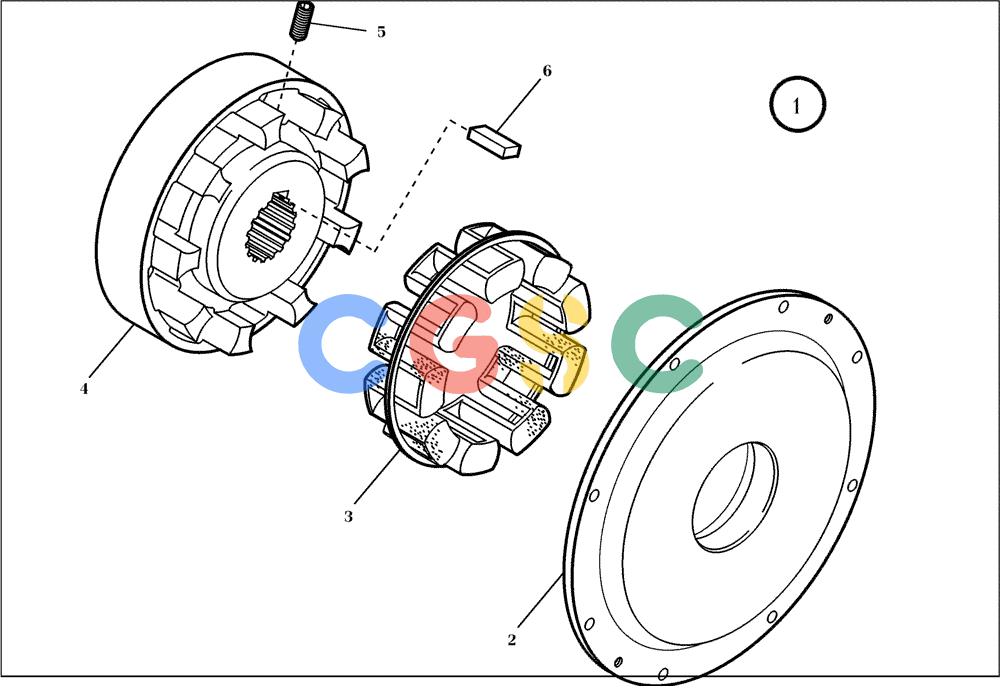 纽荷兰零件查询(EC350) - CRAWLER EXCAVATOR (2/00-) (17.102[001]) - COUPLING/CLUTCH (S/N 735003-UP) New Holland Constructuion