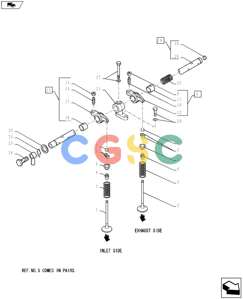 纽荷兰零件查询(E135BSRLC) - CRAWLER EXCAVATOR ASN YH06-08001 (08-002[00]) - VALVE MECHANISM New Holland Constructuion