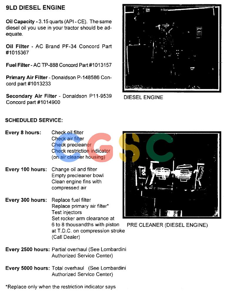 凯斯零件查询(3503) - CONCORD AIR SYSTEM (1/96-12/00) (B22) - 9LD DIESEL ENGINE Case Agriculture