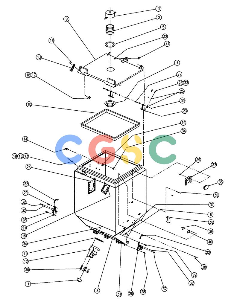 凯斯零件查询(FLX810) - FLEX-AIR APPLICATOR (10/03-8/09) (02-032) - BIN GROUP, DOUBLE & TRIPLE BIN, LH, 37 CU. FT Case Agriculture