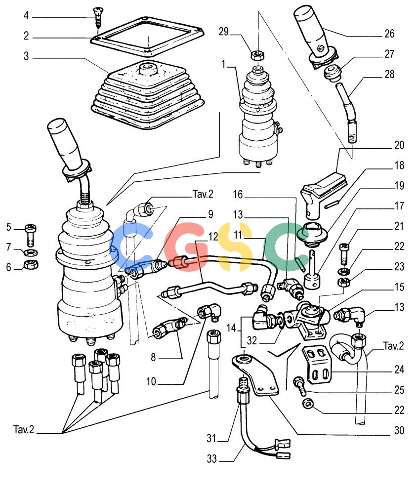 纽荷兰零件查询(FL145) - CRAWLER LOADER (N.A. VERSION) (11/98-) (1.224[01]) - TRANSMISSION OUTER CONTROLS New Holland Constructuion