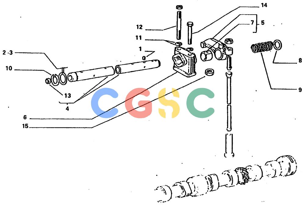 纽荷兰零件查询(65B) - MOTORGRADERS (A1.07[002]) - ROCKER ARMS & SUPPORTS New Holland Constructuion