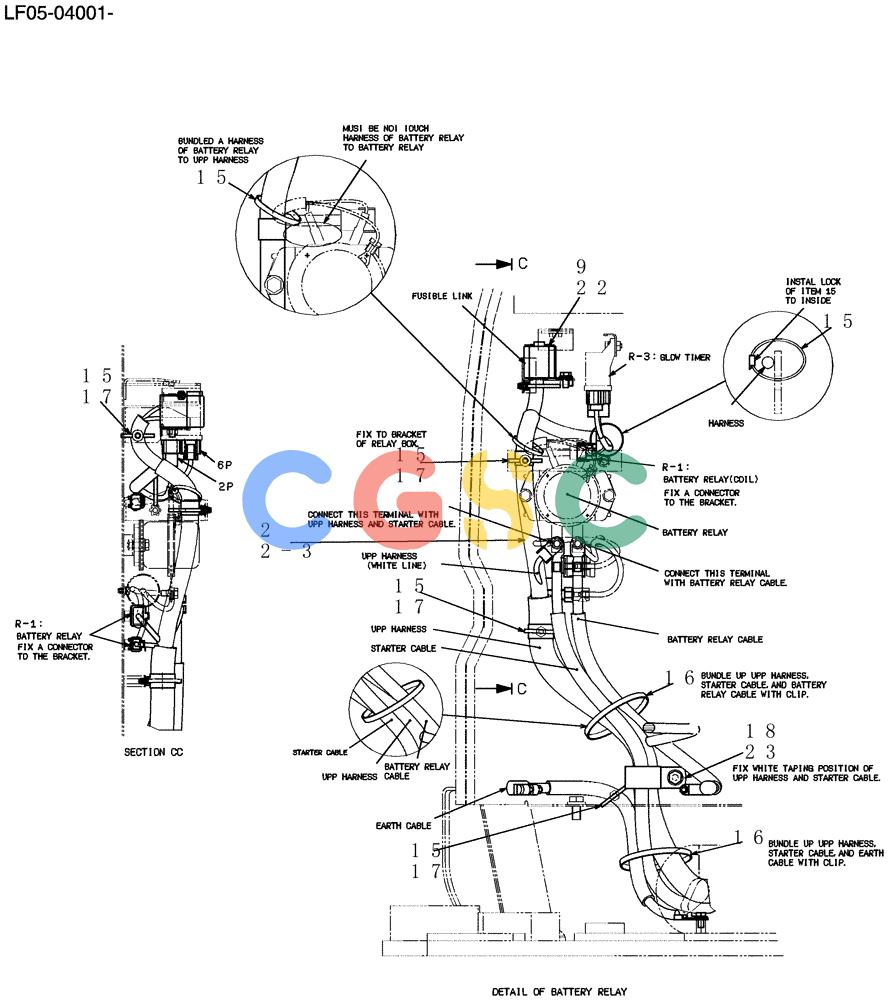 纽荷兰零件查询(E80BMSR) - CRAWLER EXCAVATOR ASN LF05-04001 - (N8TA18060) (310-01[10]) - HARNESS ASSY, UPP New Holland Constructuion