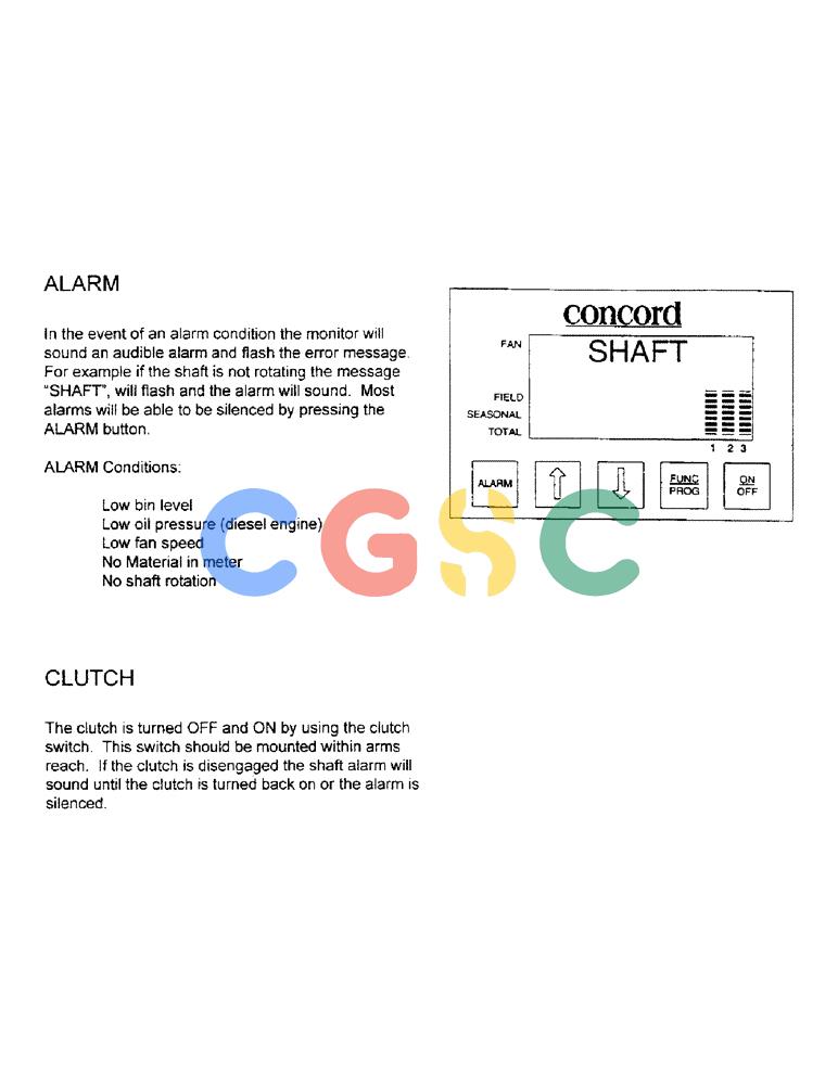 凯斯零件查询(3503) - CONCORD AIR SYSTEM (1/96-12/00) (C09) - ALARM/CLUTCH Case Agriculture