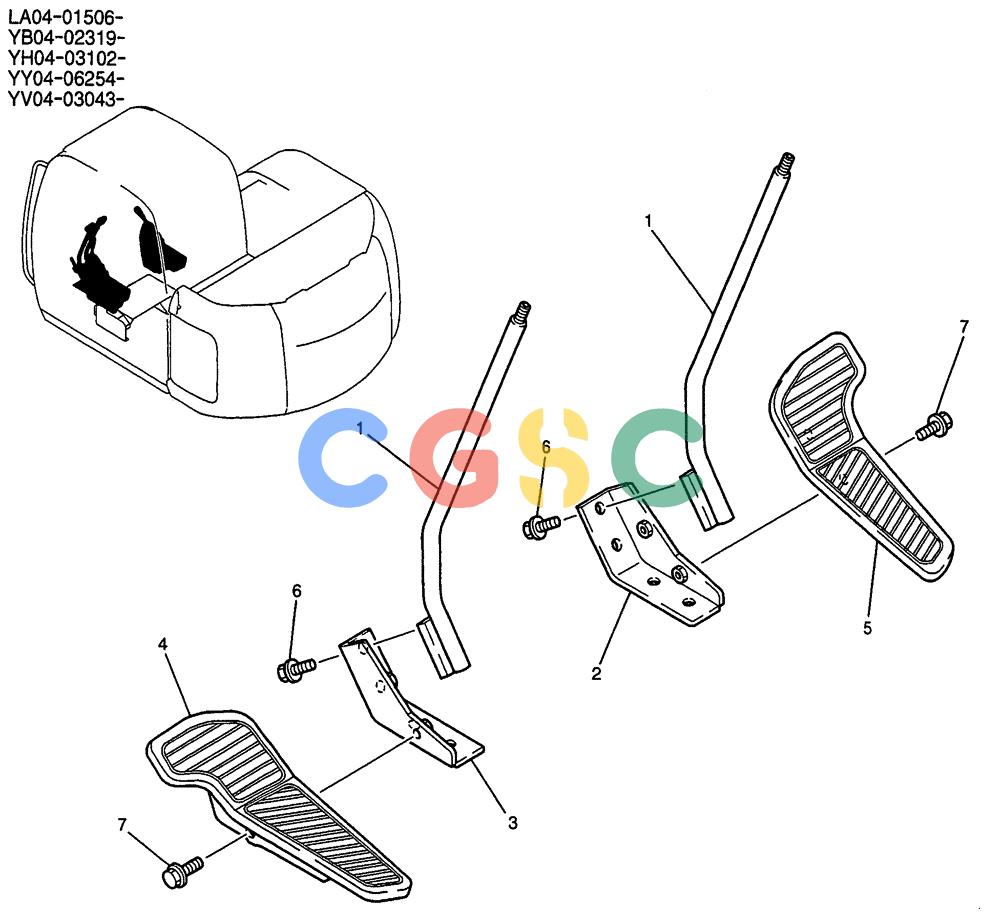 纽荷兰零件查询(E135SR) - CRAWLER EXCAVATOR ASN YY04-06254 (01-028) - LEVER ASSY, PROPEL New Holland Constructuion