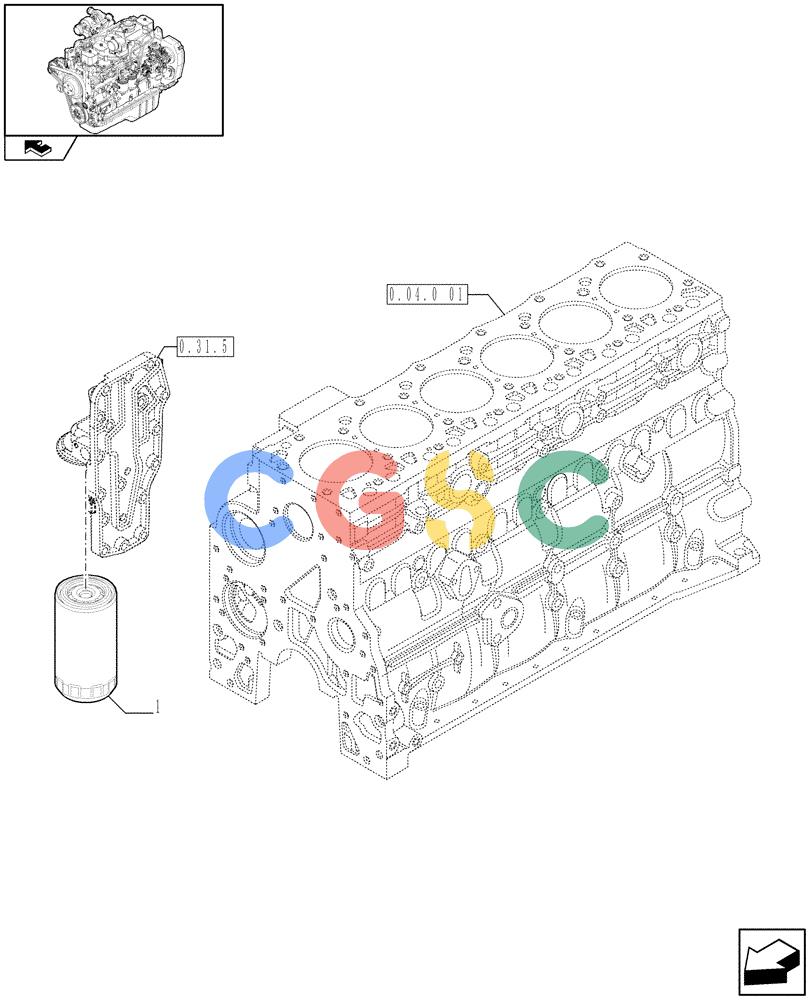 神钢零件查询(F4GE9684R J602) - ENGINE 504360958 - 84159125 (1/08-12/12) (0.30.2) - OIL FILTERS - ENGINE (2852525) Kobelco