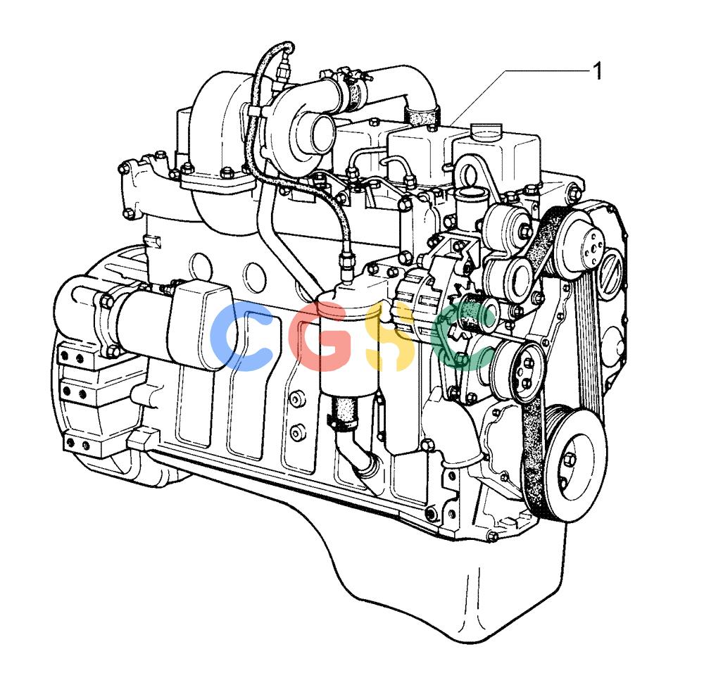 纽荷兰零件查询(F140) - MOTOR GRADER (12/04-) (A0.00[01]) - ENGINE New Holland Constructuion
