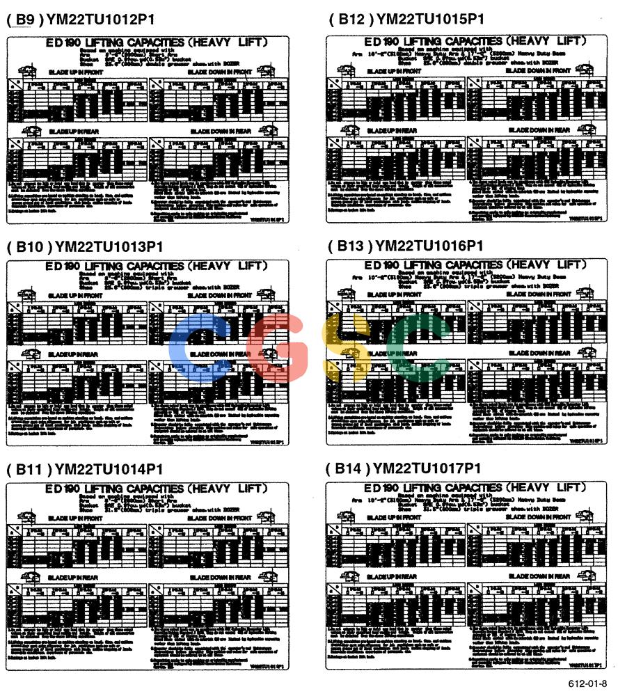 神钢零件查询(ED190LC-6E) - BLADE RUNNER EXCAVATOR/DOZER BTW YL03U0136 - YL03U0292 (1/05-12/06) (06-002[06]) - NAME PLATE INSTALLATION (CAB) Kobelco