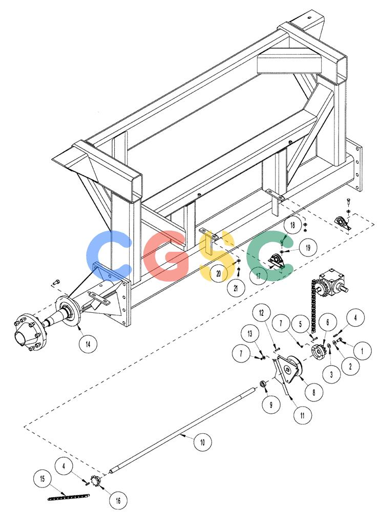 凯斯零件查询(1124) - CONCORD AIR SYSTEM (5/99-12/00) (E19) - ASSY-CLUTCH Case Agriculture