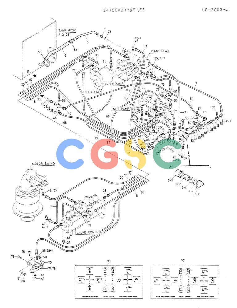 神钢零件查询(K912A) - EXCAVATOR BTW LC-2003 - LC-2016 (1/85-12/03) (03-003[02]) - REMOTE CONTROL ASSY Kobelco