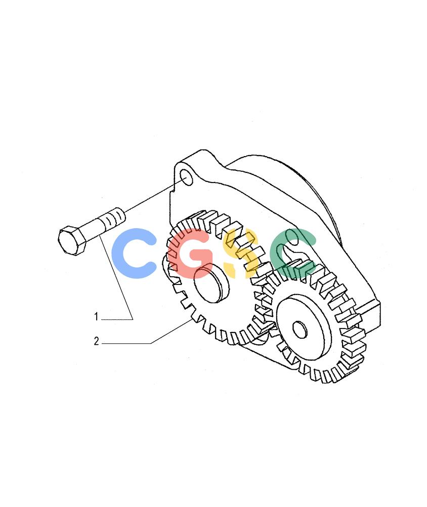 纽荷兰零件查询(FL145) - CRAWLER LOADER (N.A. VERSION) (11/98-) (0.300[01]) - OIL PUMP - ENGINE New Holland Constructuion