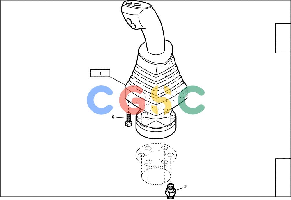 纽荷兰零件查询(EC350) - CRAWLER EXCAVATOR (2/00-) (23.270[004]) - SERVO VALVE INSTALL.MATERIAL LEFT-HAND (S/N 735033-UP) New Holland Constructuion