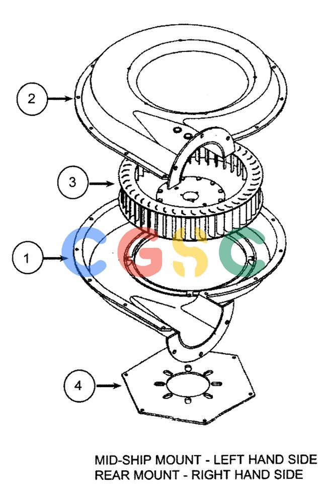 凯斯零件查询(FLEX-AIR) - APPLICATOR (1995-1997) (2/95-2/97) (01-004) - FAN, HP, 6 INCH, CW Case Agriculture