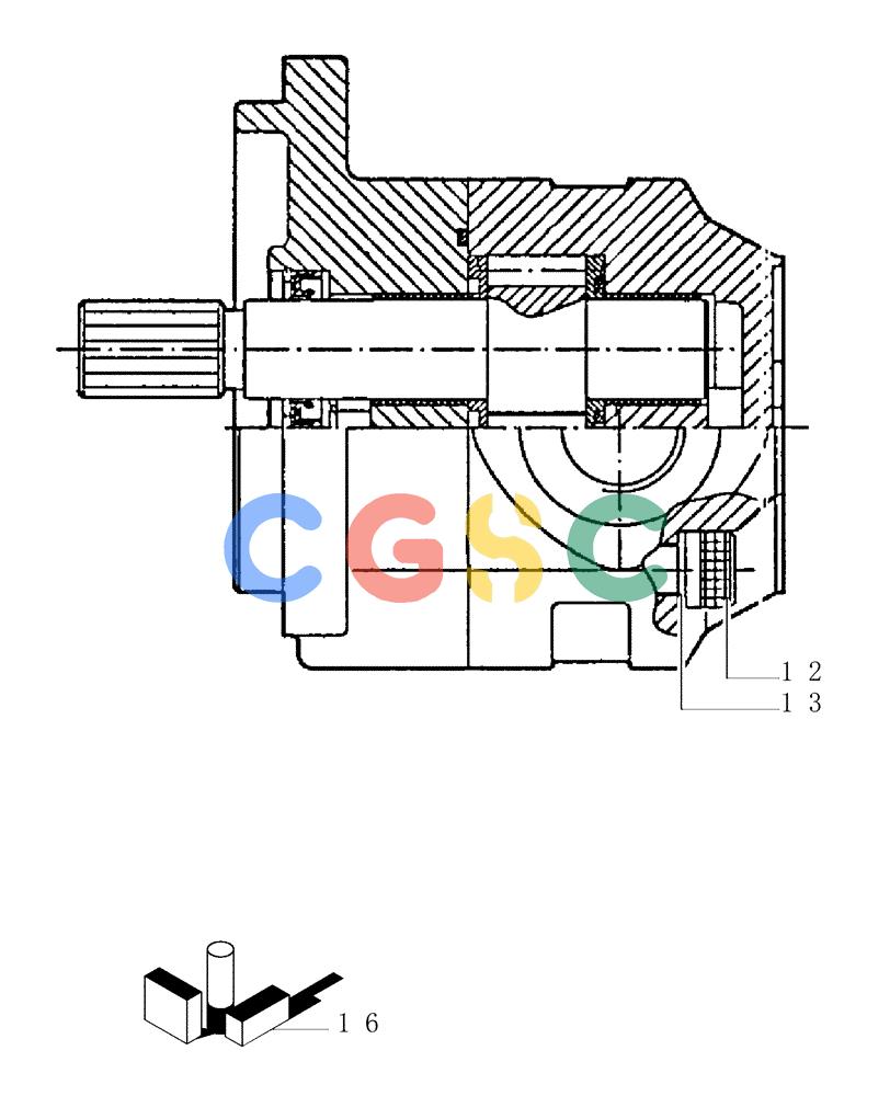 纽荷兰零件查询(FD80) - CRAWLER DOZER (1/98-) (3.435[01]) - EQUIPMENT PUMP New Holland Constructuion