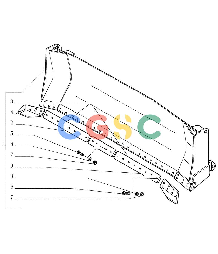 纽荷兰零件查询(DC180.B) - CRAWLER DOZER TIER 2 (3/03-) (9.469[03]) - STRAIGHT MOLDBOARD HS (LGS) - OPTIONAL CODE 774247031 - VERSION (03) New Holland Constructuion