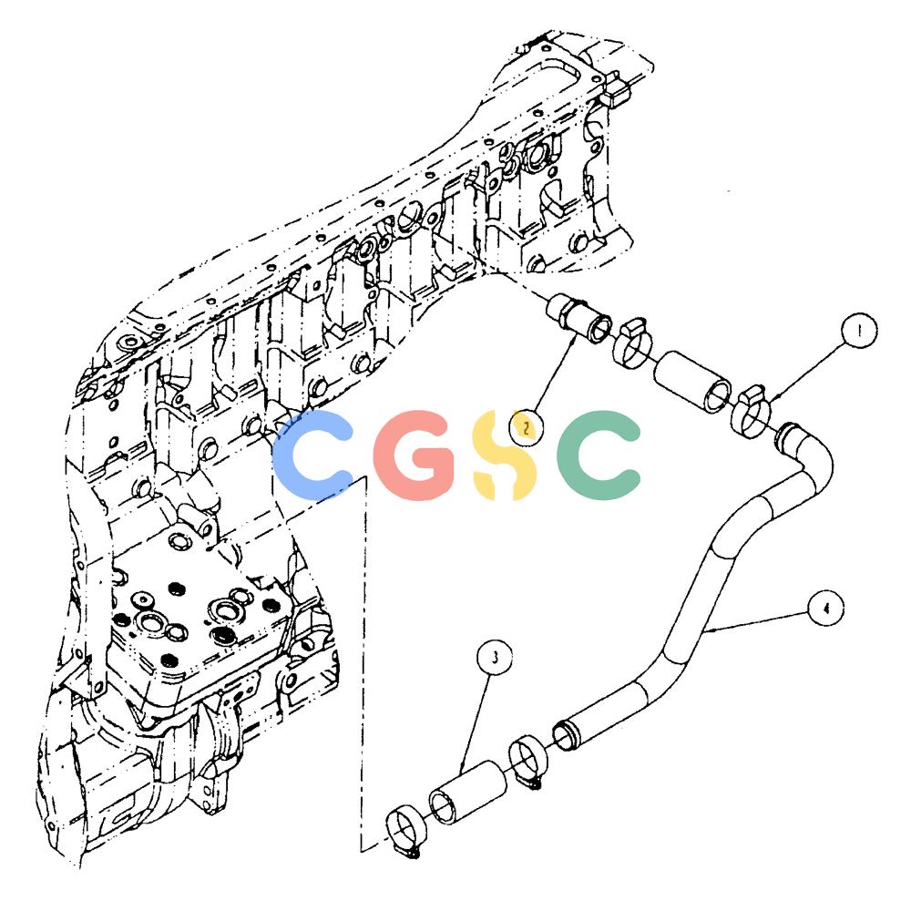 凯斯零件查询(FLX3330B) - FLOATER (12/99-9/02) (02-038) - COMPRESSOR AIR INLET ARRANGEMENT Case Agriculture