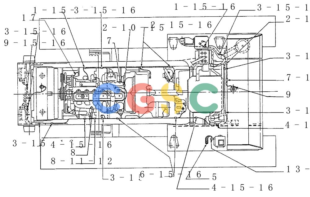 纽荷兰零件查询(FD145) - CRAWLER DOZER (N.A. VERSION) (10/98-) (6.711[02]) - ELECTRICAL SYSTEM - ELECTRIC WIRING New Holland Constructuion