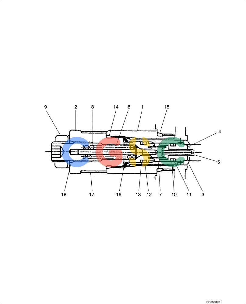 纽荷兰零件查询(E15) - COMPACT CRAWLER EXCAVATOR (N.A.) (1/06-) (08-33[00]) - VALVE ASSY - RELIEF New Holland Constructuion