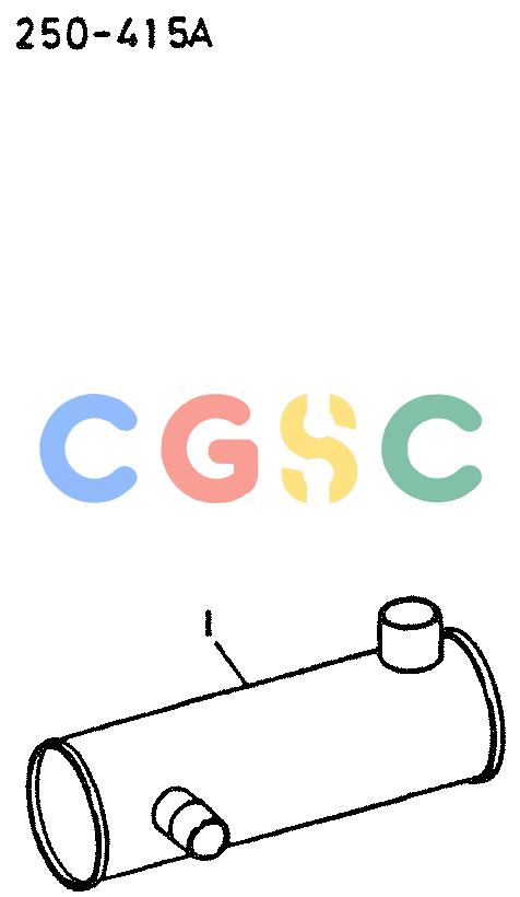 神钢零件查询(6D16-T) - MITSUBISHI DIESEL ENGINE - K909 II & K909LC II EXCAVATORS (1/87-12/06) (05-004) - EXHAUST MUFFLER Kobelco