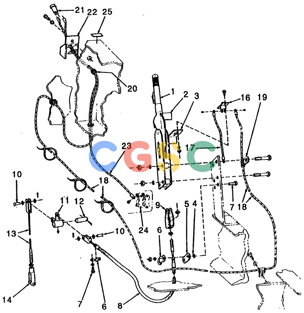 纽荷兰零件查询(65B) - MOTORGRADERS (C1.35[001A]) - PARKING BRAKE CONTROL New Holland Constructuion