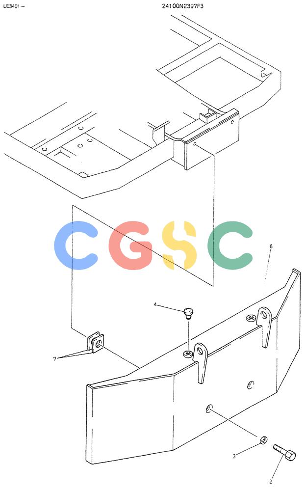 神钢零件查询(K903B) - EXCAVATOR ASN LE3401 (1/85-12/03) (01-005) - COUNTER-WEIGHT ASSY (FOR EXPORT) Kobelco