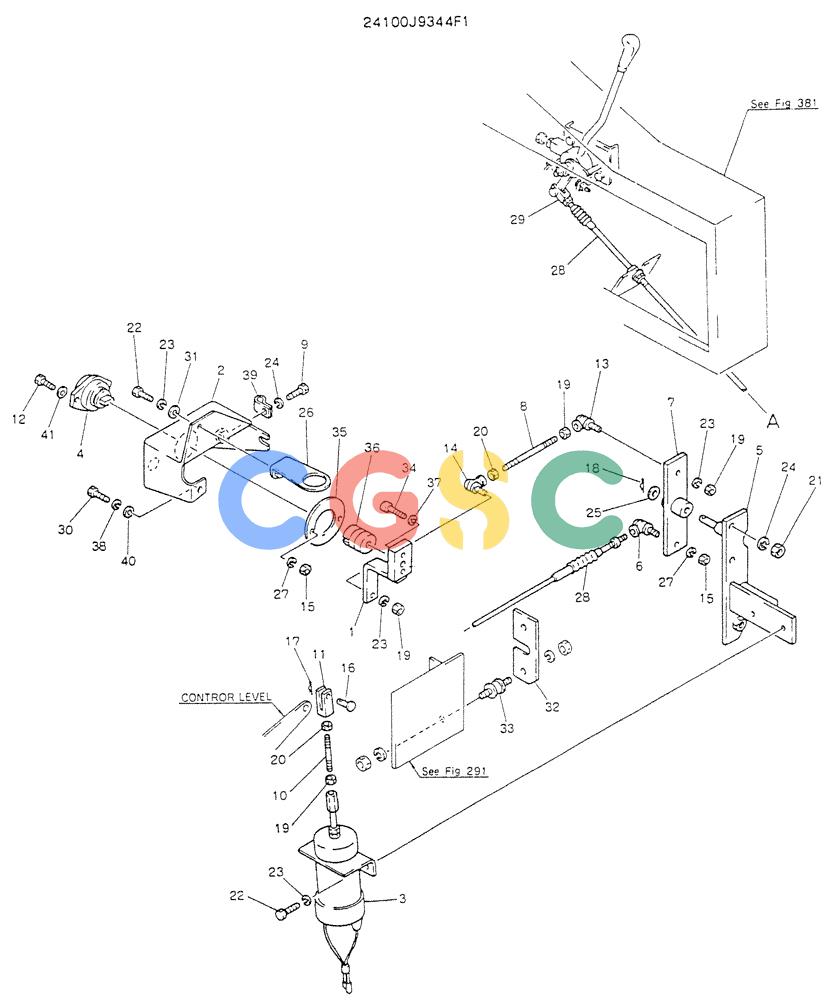神钢零件查询(K904L) - MARK II EXCAVATOR BTW LX1501 - LX1525 (1/88-12/03) (05-008) - CONTROL ASSY, ENGINE Kobelco