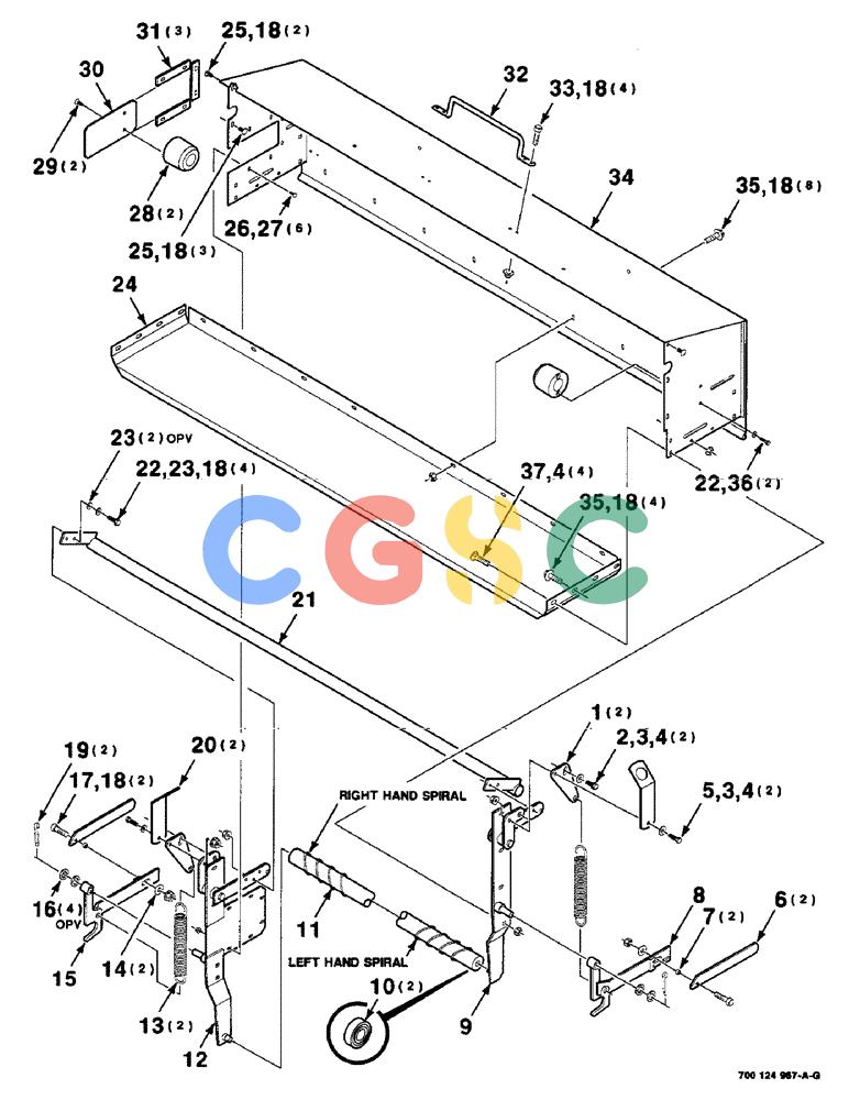 凯斯零件查询(8465) - CASE IH AUTO ROUND BALER (1/91-12/97) (9-68) - MESH WRAP KIT, BOX ASSEMBLY, SERIAL NUMBER CFH0073272 AND LATER Case Agriculture