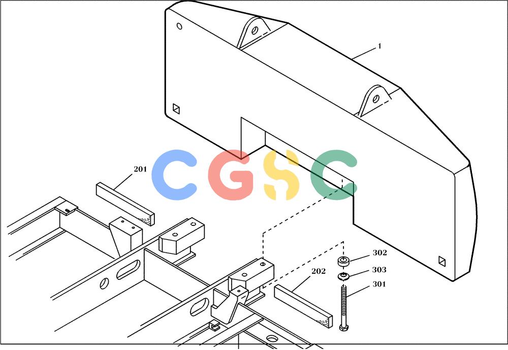 纽荷兰零件查询(EC160) - CRAWLER EXCAVATOR (4/99-) (12.010[001]) - BALLAST INSTALL.MATERIAL (S/N 716001-716038/716069-UP) New Holland Constructuion
